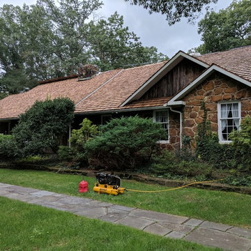 Burlington County NJ Cedar Shake Roof Installation by the Fania Roofing Company