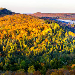 Leveau Mountain and Valley from Oberg Mountain, Tofte, Minnesota - Photographs