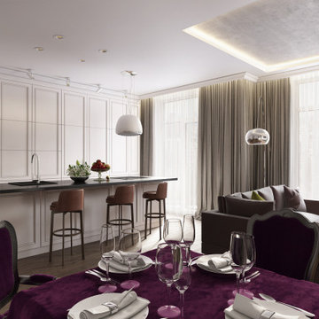 Appartment in Vienna. Living room