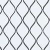 13.5"x10.88" Navi Mosaic Tile Sheet, White
