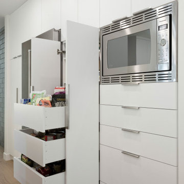 Contemporary Walnut Kitchen