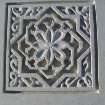 Custom Cut Lueders Limestone Carvings - Mezger