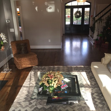 Wide hickory plank project, Arlington