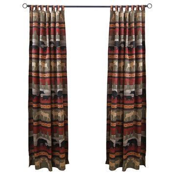 Carstens Ontario Wilderness Rustic Cabin Curtain Panels (Set of 2)
