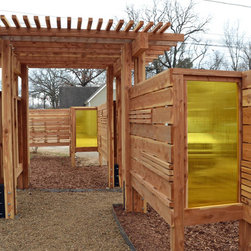 Polygal Fence Divider - Pergolas