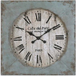 www.essentialsinside.com: paron square wall clock - Wall Clocks