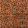 Transitional Moroccan Pattern Beige /Brown Wool/Silk Tufted Rug - BL73, 3.6x5.6