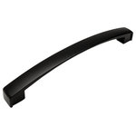 Cosmas - Cosmas 616-160FB Flat Black Subtle Arch Cabinet Pull - Manufacturer: Cosmas