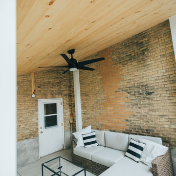 Pine Tongue & Groove Covered Patio
