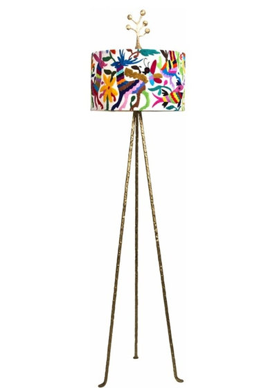 Eclectic Floor Lamps by Rosenberry Rooms