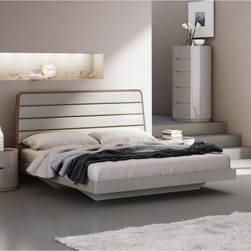 Oslo Platform Bed | Grey