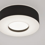 AFX - Montclair LED Ceiling, Black Shade, 12" - This Montclair LED ceiling fixture is highly decorative style adding beauty and light to any room. An excellent alternative solution to incandescent or CFL fixture with long lasting and energy saving LED technology
