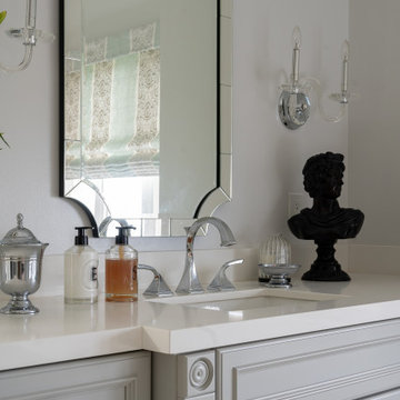 A Neo-Classical Contemporary Spa Bathroom