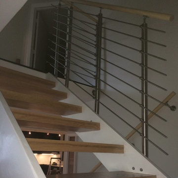 Red Oak Open Staircase