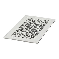 Reggio Register - Reggio Register 612, Gray Aluminum, No Holes - Registers Grilles And Vents