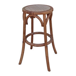 Sanura Counter Stool in Honey Oak - Bar Stools And Counter Stools