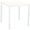 Compamia Mango Outdoor Dining Table With Aluminum Legs, Beige