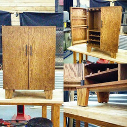 Bar Cabinet - Game Room And Bar Decor