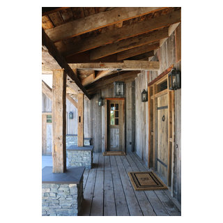 Custom Ranch Residence - Rustic - Entry - Other - by Heritage Woodworks ...