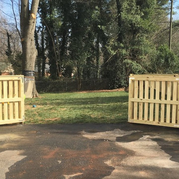 Custom Framed Picket Fence