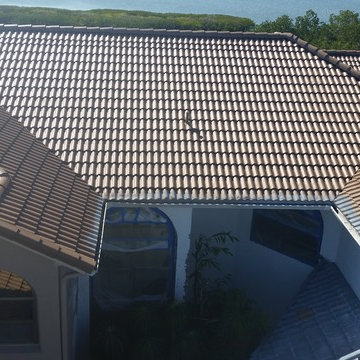 Ceramic Barrell roof tile Refinish
