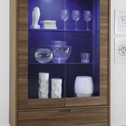 Palma Modern Glass Vitrine by LC Mobili Italy -$899.00 - China Cabinets And Hutches