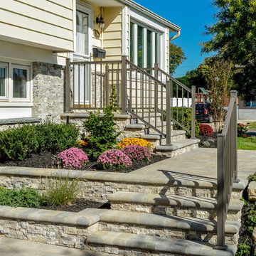 Stylish Stone Entrance in Long Island, NY