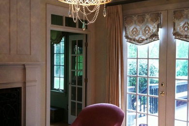 Living room - traditional living room idea in Other