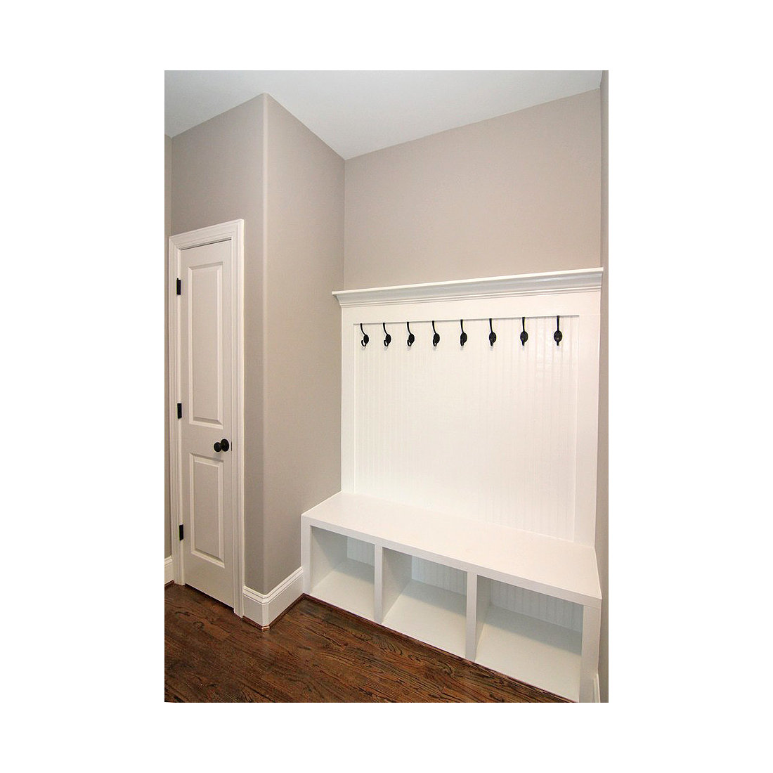 Drop Zone Storage System for a Mud Room