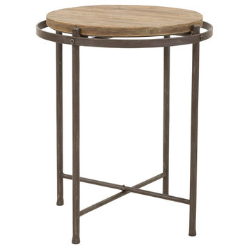 Patton Industrial Accent Table