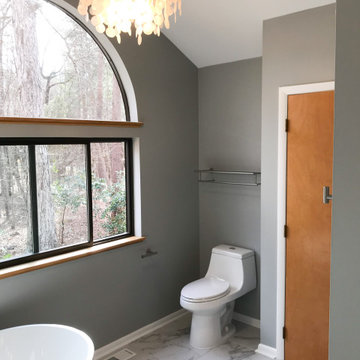 Modern Marble Master Bath