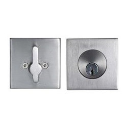 Stainless Steel Square Deadbolt - Door Locks