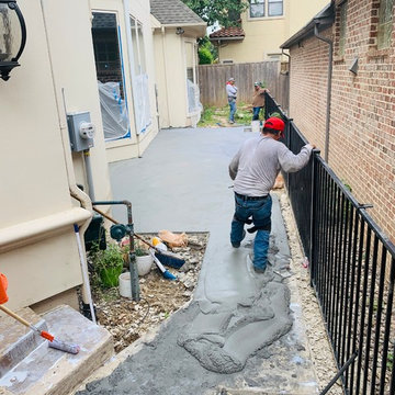 Stamped concrete Frisco , Tx - Progroup Construction