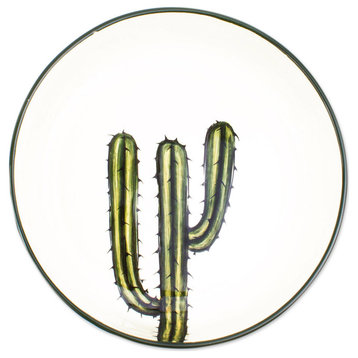 Novica Handmade Saguaro Ceramic Serving Bowl