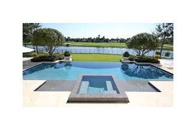 This is an example of a transitional pool in Sunshine Coast.