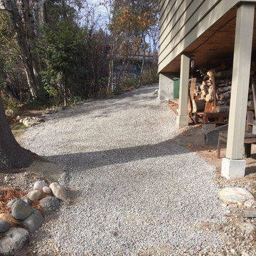 Sloped Driveway Installation