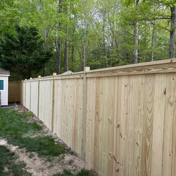 Cap & Rail Privacy Fence