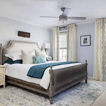 Teal Accents Bedroom and Office