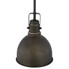 Nashua Hammered Pendant Lamp, Oil Rubbed Bronze