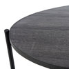 Bjorn Side Table Dark Gray Oak/Black