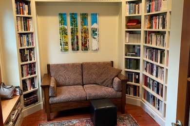 デンバーにあるトラディショナルスタイルのおしゃれなホームオフィス・書斎の写真