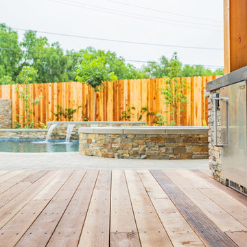 Backyard Oasis with Outdoor Kitchen and Entertaining Area
