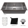 ZLINE 36" Meribel Undermount Kitchen Sink Fingerprint Resistant Stainless Steel