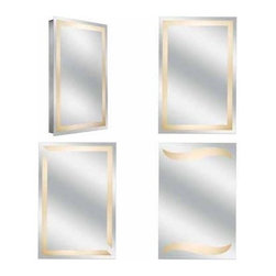 Kimball & Young Aptations Sergena 3000HW Series Back-Lit Mirror - Bathroom Mirrors