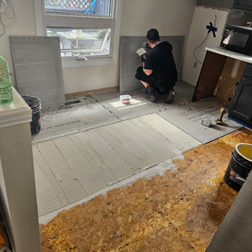 Kitchen Remodel (Floors & Backsplash)