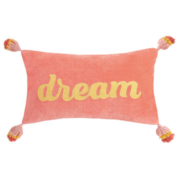 Dream Embroidered Pillow