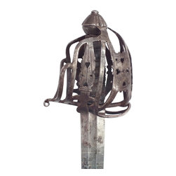 A SCOTTISH BASKET HILT BROADSWORD C.1730 - Home Decor