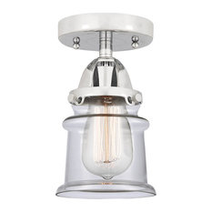 Innovations Small Canton 5.25" Semi-Flush, LED, PC/CL