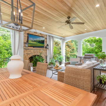 An Outdoor Room in Lush surroundings