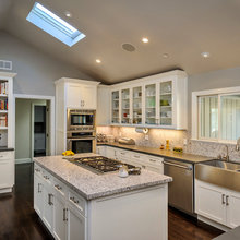 kitchen floor andcabinets